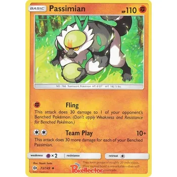 Karetní hra Passimian 073/149 - Sun & Moon Typ karty: Reverse Holo