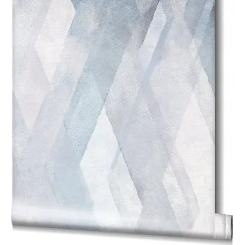 Tapeta Pastelová tapeta s geometrickým vzorem, vinylová, vícebarevná