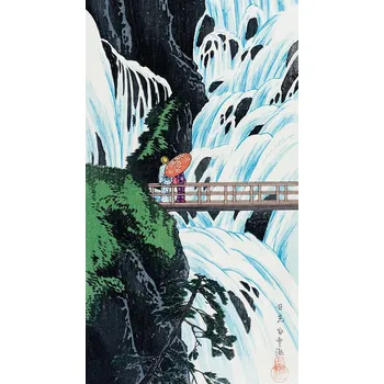 Plakát Plakát, Obraz - Shiragumo Waterfall of Nikkō (1910), Hiroaki Takahashi