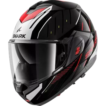 Helma na motorku Překlápěcí helma Shark Oxo Rydger (černá, bílá, červená), vel. XS