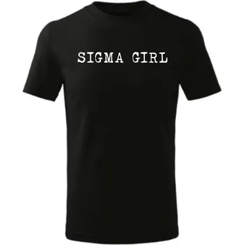 LORD OF PIXELS Dětské tričko Sigma Girl Barva textilu: Černá, Dětská velikost: 158 cm/12 let