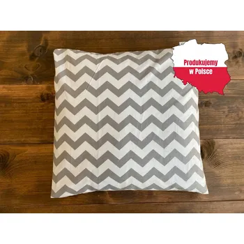 Povlak na dekorativní polštářek POLSKÝ VÝROBEK BAVLNĚNÝ povlak na polštář 40x40 - ZYGZAK