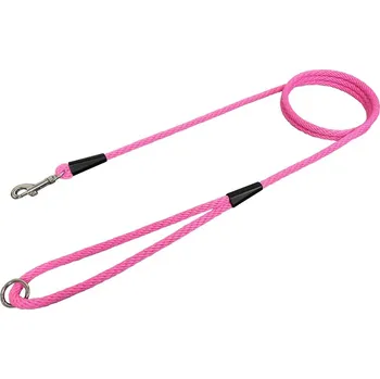 Vodítko pro psa BAFPET Vodítko lano, SPIRÁLA JEDNOBAREVNÁ - Růžová Varianta: Růžová - 6mm x 150cm 15206J