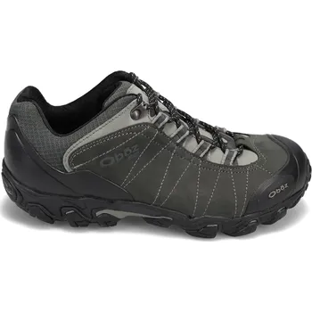 Pánská treková obuv OBOZ Bridger Low Waterproof WIDE Dark Shadow 81961802727 pánské boty