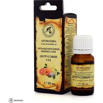 AROMATIKA Směs esenciálních olejů „Citrusová zahrada“, 100% přírodní