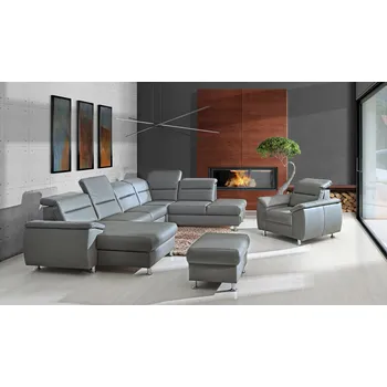 Sedací souprava Kožená sedací souprava SCANDI do U I