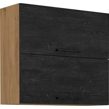 Kuchyňská skříňka Horní výklopná skříňka VIGO DARK WOOD 80 GU-72 2F
