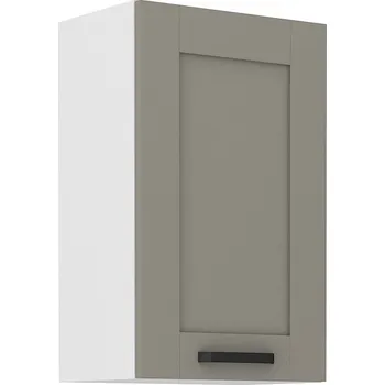 Kuchyňská skříňka Horní dveřová skříňka LUNA CLAYGREY / BÍLÝ MAT 45 G-72 1F