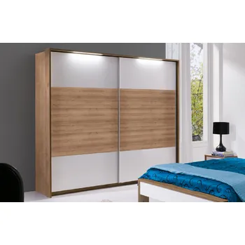 Šatní skříň Šatní skříň LATIKA 230cm Dub Riviera / bílá