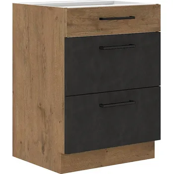 Kuchyňská skříňka Spodní šuplíková skříňka VIGO MATERA 60 D 3S BB