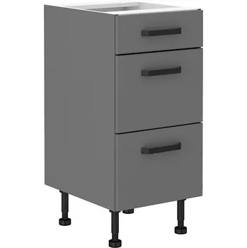 Kuchyňská skříňka Spodní šuplíková skříňka NESSA 40 D 3S BB