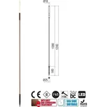 Redo Group Venkovní zápich 90449 Torch 1,24m corten Redo group