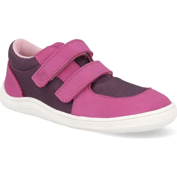 Dětská sportovní obuv Barefoot dětské tenisky Baby Bare - Febo Sneakers fuchsia/purple fuchsiové Velikost: 31