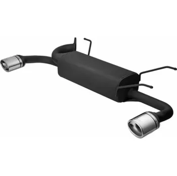 Zadní díl výfuku ULTER SPORT Sportovní výfuk MAZDA MX5 typ NB 1998-2005,2x duplex koncovka oválná 120×80mm Vyberte motor: 1,8i 103kW COUPE