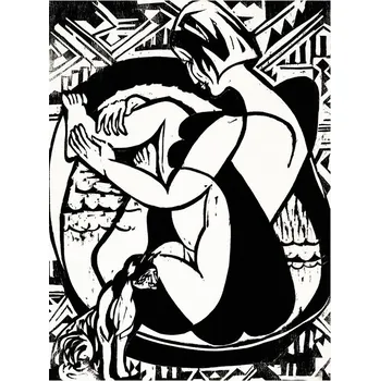 Plakát Plakát, Obraz - Woman in Bath Tub, Ernst Ludwig Kirchner