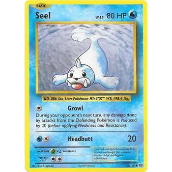 Karetní hra Seel 028/108 - Evolutions Typ karty: Non-Holo