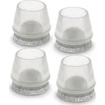 Walteco Krytka s filcem průměr 20-22mm, transparentní, 4 ks