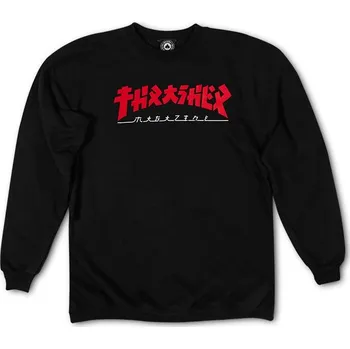 Pánská mikina mikina Crewneck Thrasher Godzilla black černá