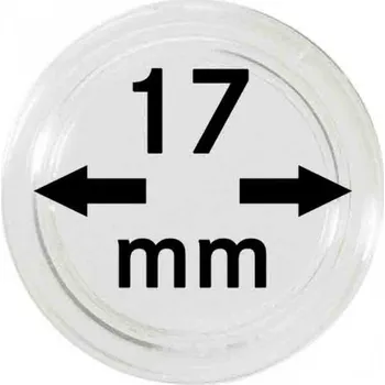 Obal pro sběratelský předmět Schulz Kapsle na mince s vnitřním průměrem 17 mm