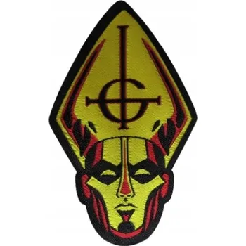 Nášivka Vyšívaná nášivka GHOST - PAPA HEAD [laser cut]