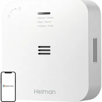 Sada domovního alarmu Bezdrátový alarm CO Heiman HM-720ES-W Interlinked