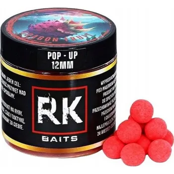 Boilies Kuličky RK Baits Dragon Fruit Fluo Pop Up 12 mm
