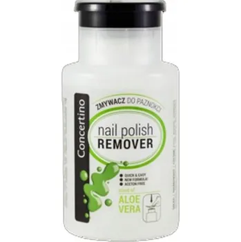 Odlakovač nehtů Odličovač laku na nehty bez acetonu Concertino 175 ml