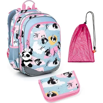 Školní batoh Školní batoh v setu Topgal Panda ELLY 22004 SET MEDIUM