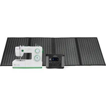 Univerzální solární nabíječka Texi Domácí šicí stroj s fotovoltaikou ALPHA FORCE SET