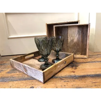 Obraz Servírovací tácy z mangového dřeva Velikost: Střední