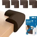 Sipo pěnová ochrana rohů - tvar L 4 kusy Barva: hnědá