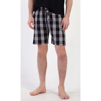 Pánské pyžamo Pánské pyžamové šortky Vienetta Secret Eda šedá M