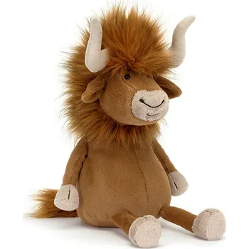 plyšák Jellycat Býk Ramone 33 cm béžová
