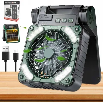 Zabezpečení domácnosti Mini ventilátor Bedee 12456 zelený