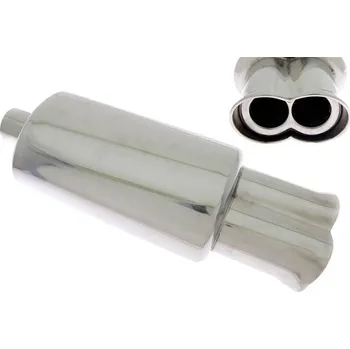 Výfuková trubka Sportovní výfuk 1x 155x95mm, vstup 63,5mm TurboWorks