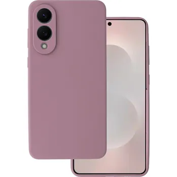 Pouzdro na mobilní telefon Zadní kryt Silicone Lite pro Samsung Galaxy S25 Edge heather