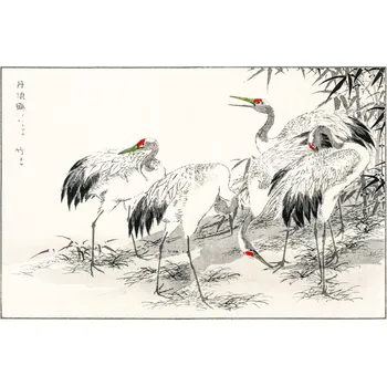 Plakát Plakát, Obraz - The Japanese Crane, Numata Kashu