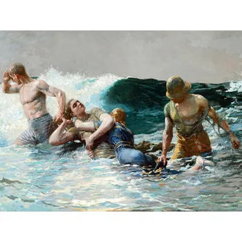 Plakát Plakát, Obraz - Undertow, Winslow Homer