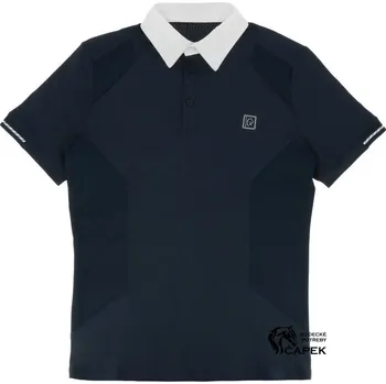 Závodní pánské triko Equi-Theme -VICTOR - Tmavě modrá - XXL