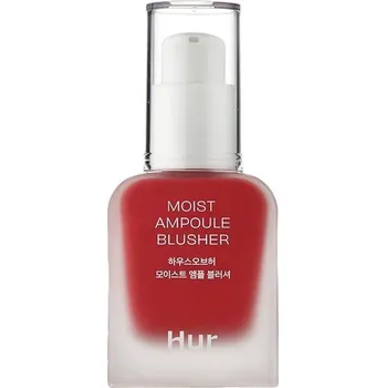 Přípravek na tvář HOUSE OF HUR Moist Ampoule Blusher Deep Plum 20 ml