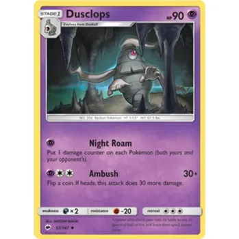 Sběratelská karetní hra Dusclops 052/147 - Burning Shadows Typ karty: Reverse Holo