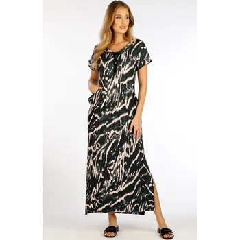 Dámské šaty Dámské šaty LITEX s krátkým rukávem černé Velikost: XL, kód: LI-5F180-XL