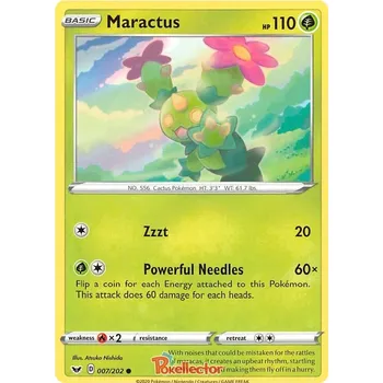 Sběratelská karetní hra Maractus 007/202 - Sword & Shield Typ karty: Reverse Holo