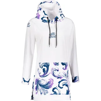 Dámská mikina Dámská funkční mikina premium ALTISPORT VOJ/ALW065MI03 BÍLÁ/FIALOVÁ XL