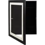 Kruzzel 25419 33 x 24 x 3 cm černý