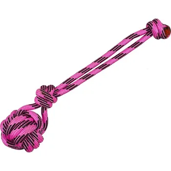 Hračka pro psa BAFPET Pešek HAMER, kulatý - Růžová Varianta: Růžová - 8mm, 5,5cm x 15cm 09011/S