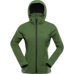 Alpine Pro HOORA ZELENÁ DÁMSKÁ SOFTSHELLOVÁ BUNDA S MEMBRÁNOU XS