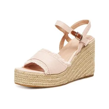 Dámské mokasíny DeeZee Espadrilky E0822-4A Růžová 39