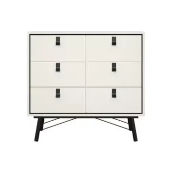 Komoda Komoda Rain 6s malá bílý MAT - SLEVA 3% s kodem radost25