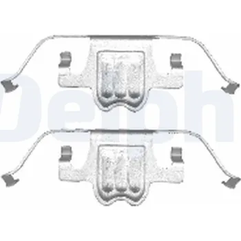 Brzdový kotouč Sada prislusenstvi, oblozeni kotoucove brzdy DELPHI LX0406